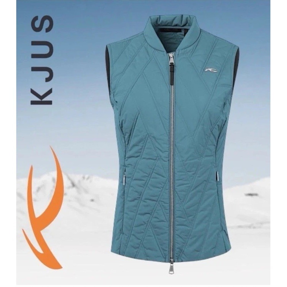 NWT KJUS Bellavista Insulated ThermoCore Spring Ski Golf Zip Vest Sz M MSRP $299